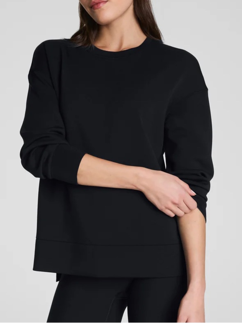 Spanx Air Essentials Crewneck Tunic Sweatshirt XS - Picture 1 of 6